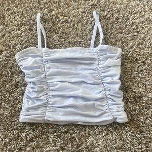 Hollister baby blue tank top (NEVER WORN)